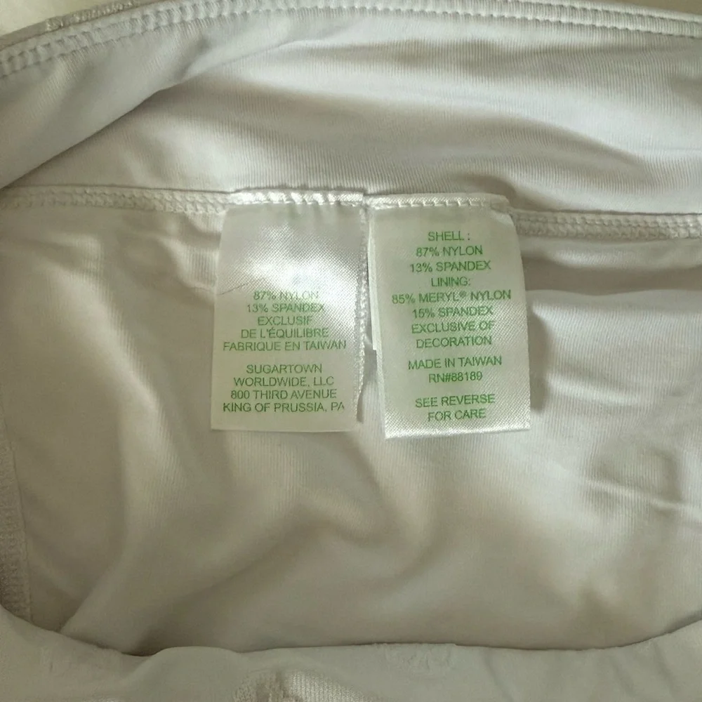 Lilly Pulitzer Coquina Tennis Skort Tennis Monkey Knit Jacquard Resort White - Picture 7 of 8